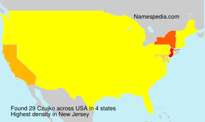 Surname Czujko in USA Surname Czujko in USA