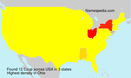 Surname Czup in USA Surname Czup in USA
