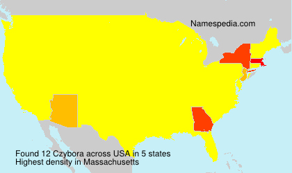 Surname Czybora in USA Surname Czybora in USA