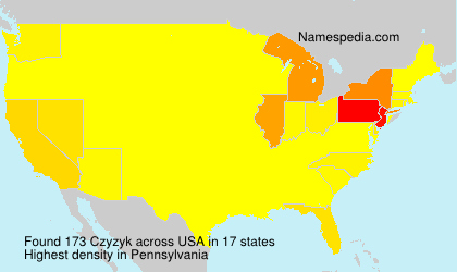 Surname Czyzyk in USA Surname Czyzyk in USA