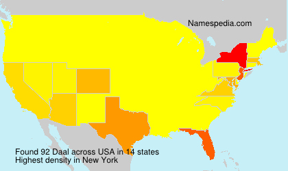 Surname Daal in USA Surname Daal in USA