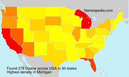 Surname Daane in USA Surname Daane in USA