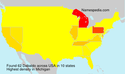 Surname Dabaldo in USA Surname Dabaldo in USA