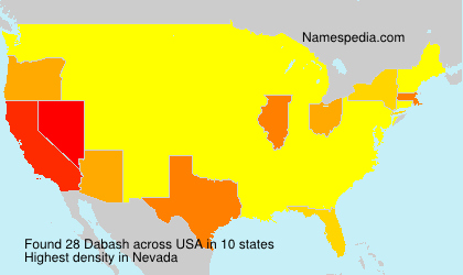 Surname Dabash in USA Surname Dabash in USA
