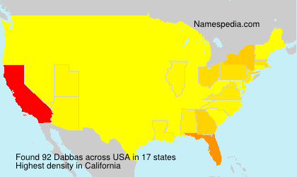Surname Dabbas in USA Surname Dabbas in USA