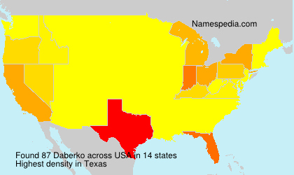 Surname Daberko in USA Surname Daberko in USA