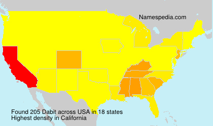Surname Dabit in USA Surname Dabit in USA