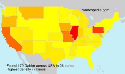 Surname Dabler in USA Surname Dabler in USA