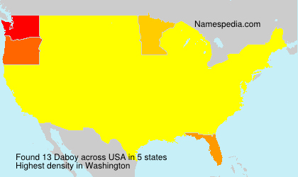 Surname Daboy in USA Surname Daboy in USA