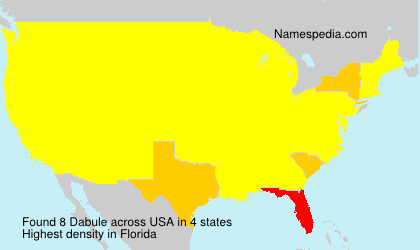 Surname Dabule in USA Surname Dabule in USA