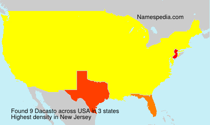 Surname Dacasto in USA Surname Dacasto in USA