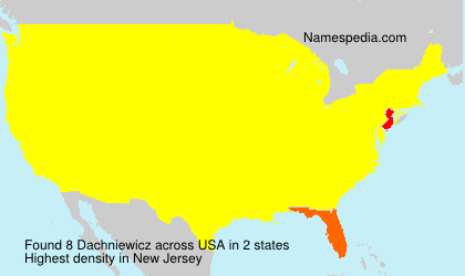 Surname Dachniewicz in USA Surname Dachniewicz in USA