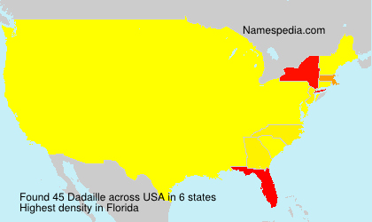 Surname Dadaille in USA Surname Dadaille in USA