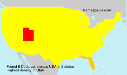 Surname Dadalyan in USA Surname Dadalyan in USA