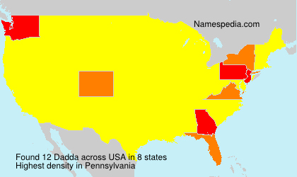 Surname Dadda in USA Surname Dadda in USA
