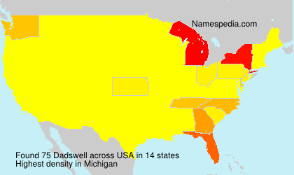 Surname Dadswell in USA Surname Dadswell in USA