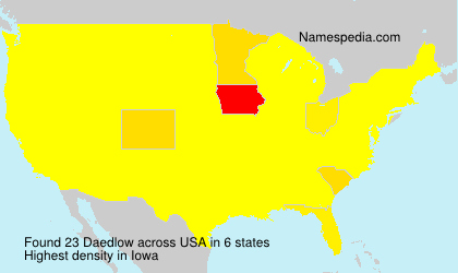 Surname Daedlow in USA Surname Daedlow in USA