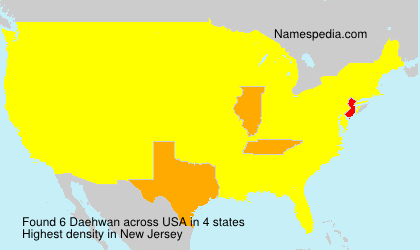 Surname Daehwan in USA Surname Daehwan in USA