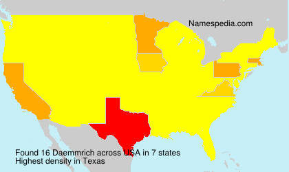 Surname Daemmrich in USA Surname Daemmrich in USA