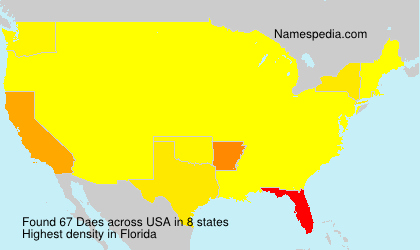 Surname Daes in USA Surname Daes in USA