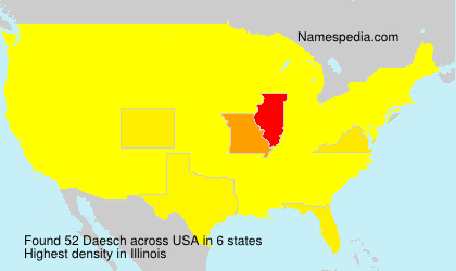 Surname Daesch in USA Surname Daesch in USA