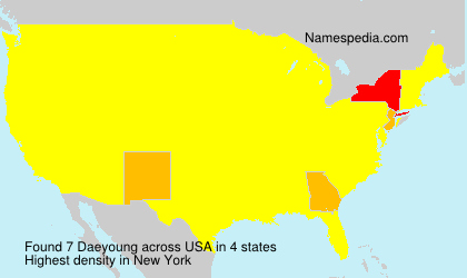 Surname Daeyoung in USA Surname Daeyoung in USA