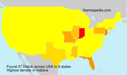 Surname Dafcik in USA Surname Dafcik in USA