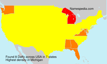 Surname Daffy in USA Surname Daffy in USA