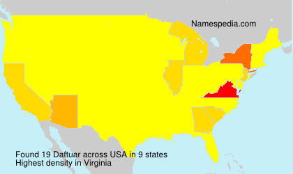 Surname Daftuar in USA Surname Daftuar in USA