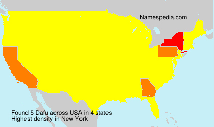 Surname Dafu in USA Surname Dafu in USA