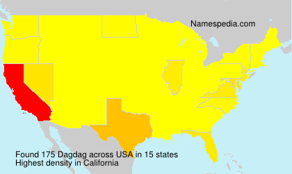 Surname Dagdag in USA Surname Dagdag in USA