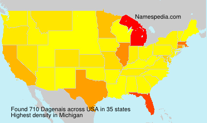 Surname Dagenais in USA Surname Dagenais in USA