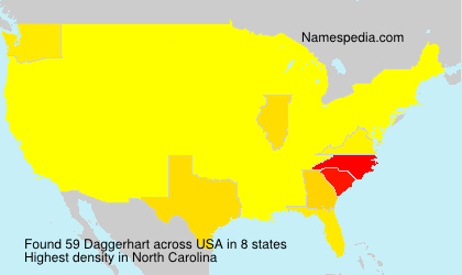 Surname Daggerhart in USA Surname Daggerhart in USA