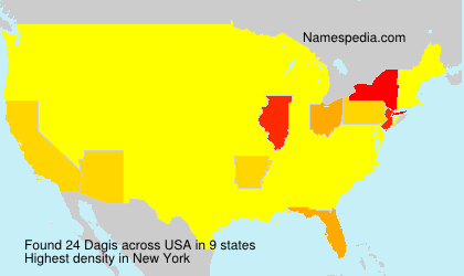 Surname Dagis in USA Surname Dagis in USA