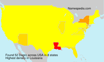 Surname Dagro in USA Surname Dagro in USA