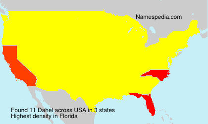 Surname Dahel in USA Surname Dahel in USA