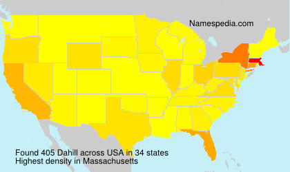 Surname Dahill in USA Surname Dahill in USA