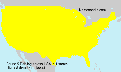 Surname Dahilog in USA Surname Dahilog in USA