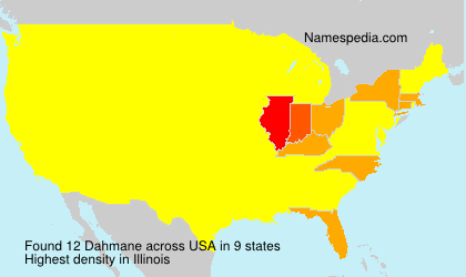Surname Dahmane in USA Surname Dahmane in USA