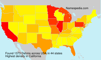 Surname Dahms in USA Surname Dahms in USA