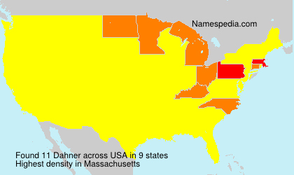 Surname Dahner in USA Surname Dahner in USA