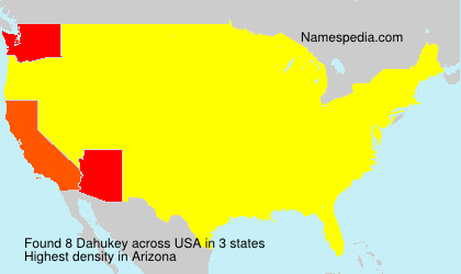Surname Dahukey in USA Surname Dahukey in USA