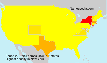 Surname Daiell in USA Surname Daiell in USA