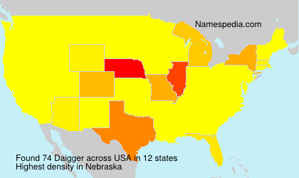 Surname Daigger in USA Surname Daigger in USA