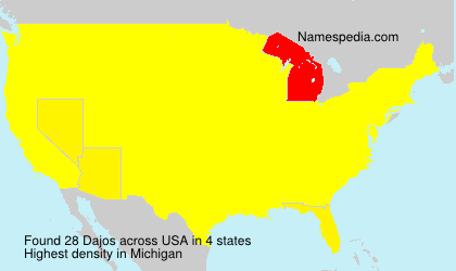 Surname Dajos in USA Surname Dajos in USA