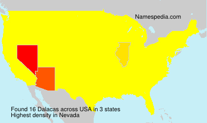 Surname Dalacas in USA