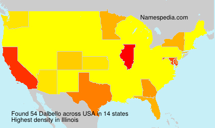 Surname Dalbello in USA Surname Dalbello in USA