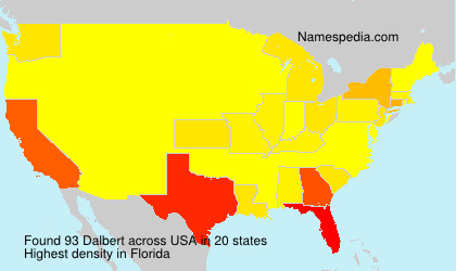 Surname Dalbert in USA Surname Dalbert in USA
