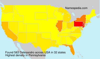 Surname Dalesandro in USA Surname Dalesandro in USA