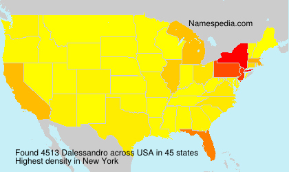 Surname Dalessandro in USA Surname Dalessandro in USA
